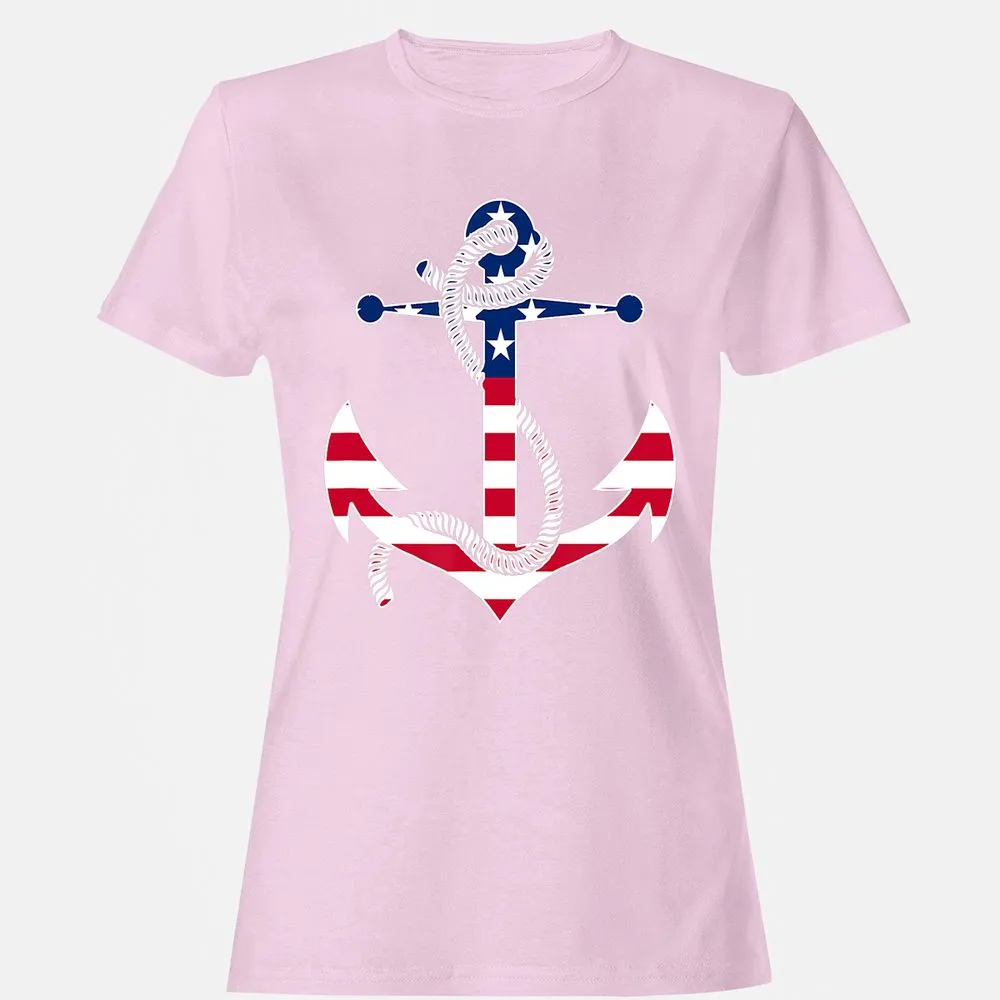 Women's T-Shirt - RRE6YGUL - Light Pink - 9