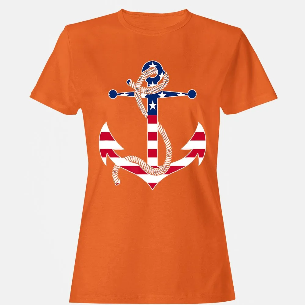 Women's T-Shirt - RRE6YGUL - Orange - 11