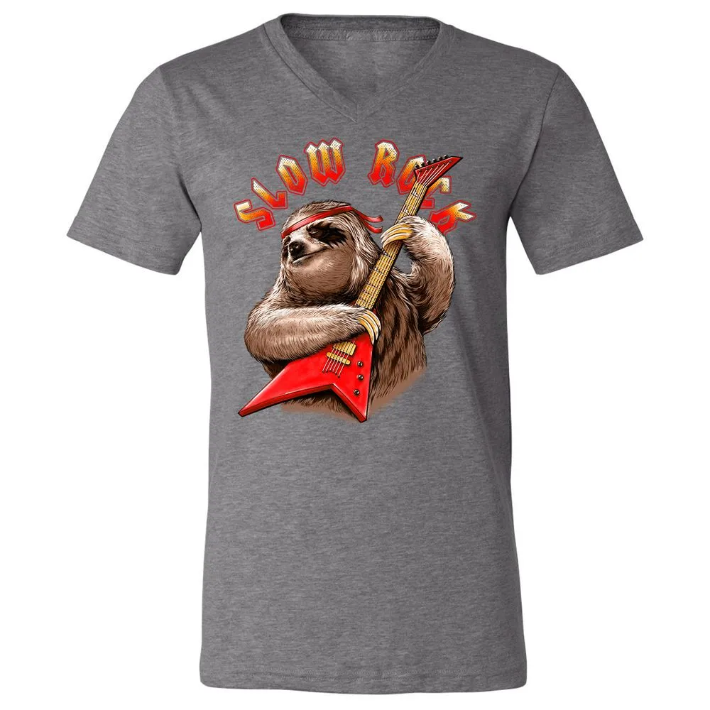Unisex V-Neck T-Shirt - MLR2Z67B - Deep Heather - 13