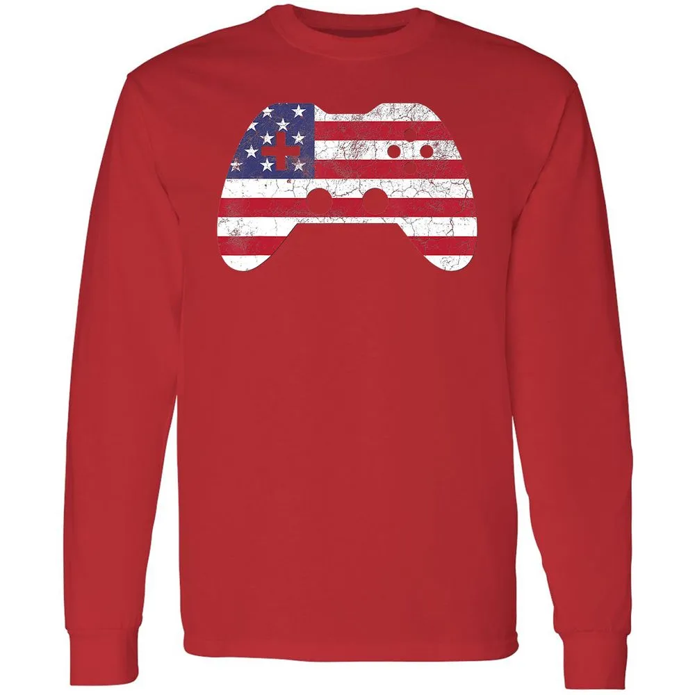 Long Sleeve T-Shirt - E6V3TYSQ - Red - 14