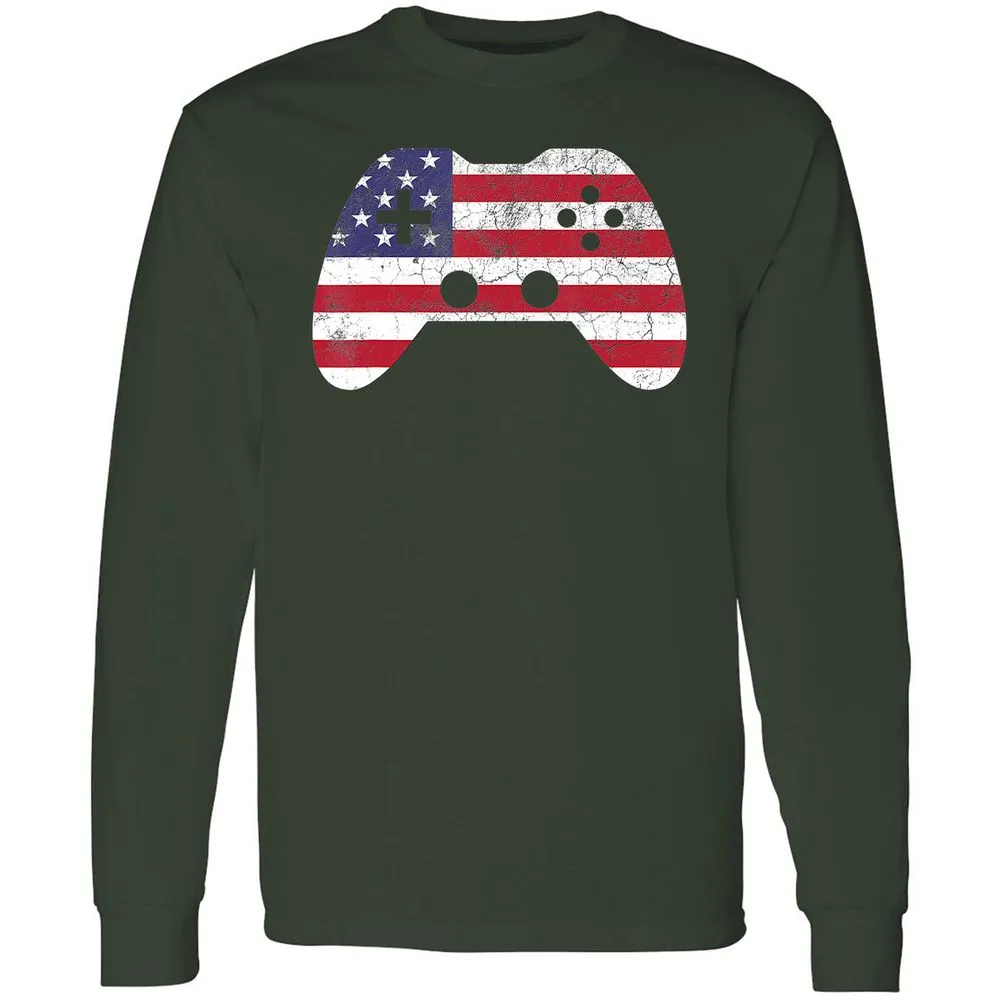Long Sleeve T-Shirt - E6V3TYSQ - Forest Green - 4