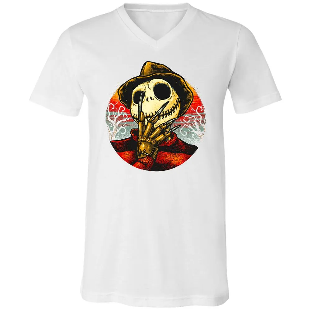 Unisex V-Neck T-Shirt - 3QHLURS4 - White - 5