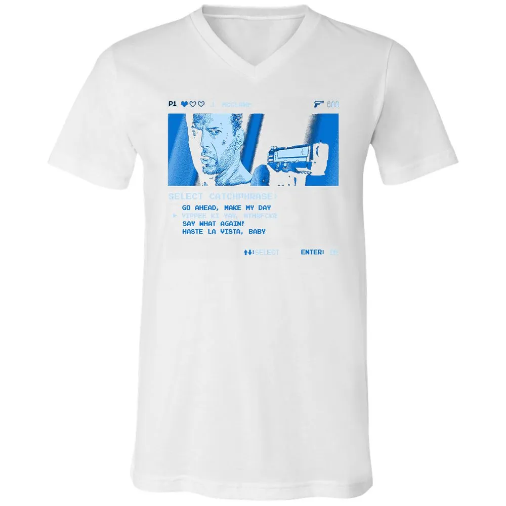 Unisex V-Neck T-Shirt - CVTMSV59 - White - 5