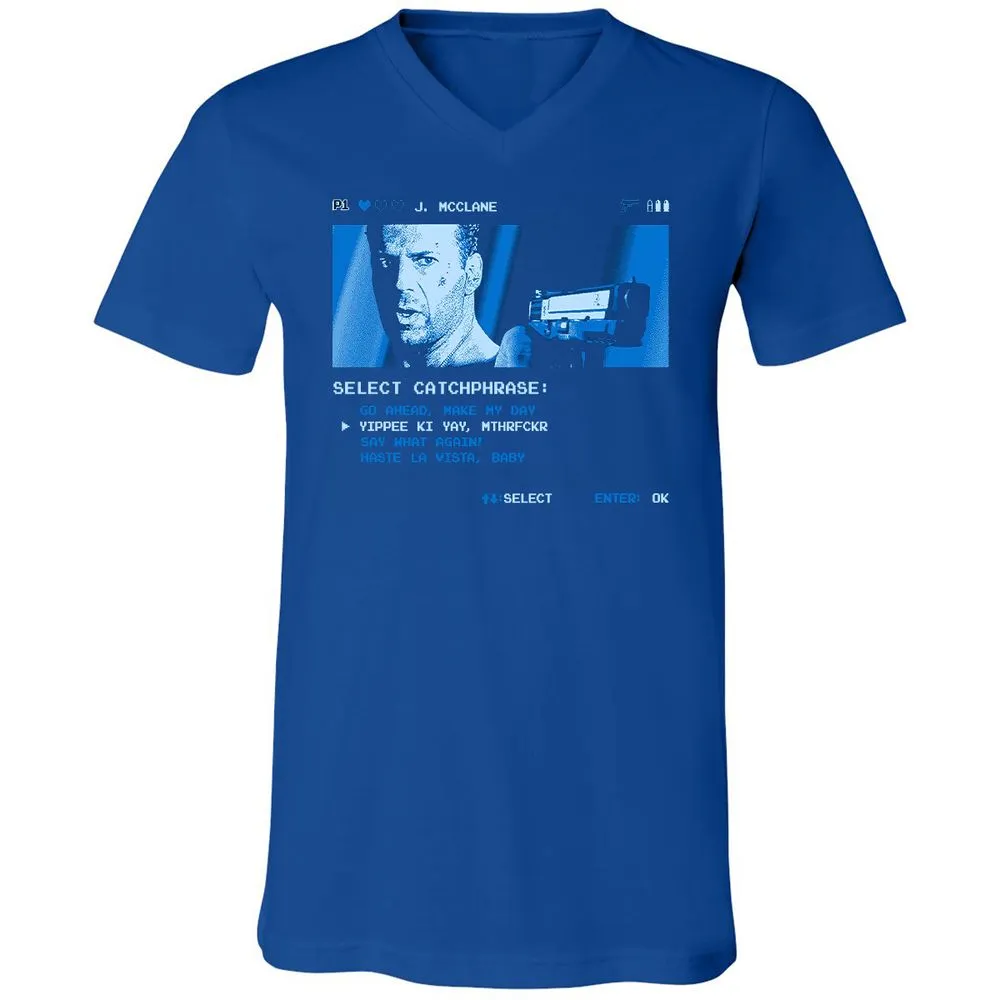 Unisex V-Neck T-Shirt - CVTMSV59 - True Royal - 4