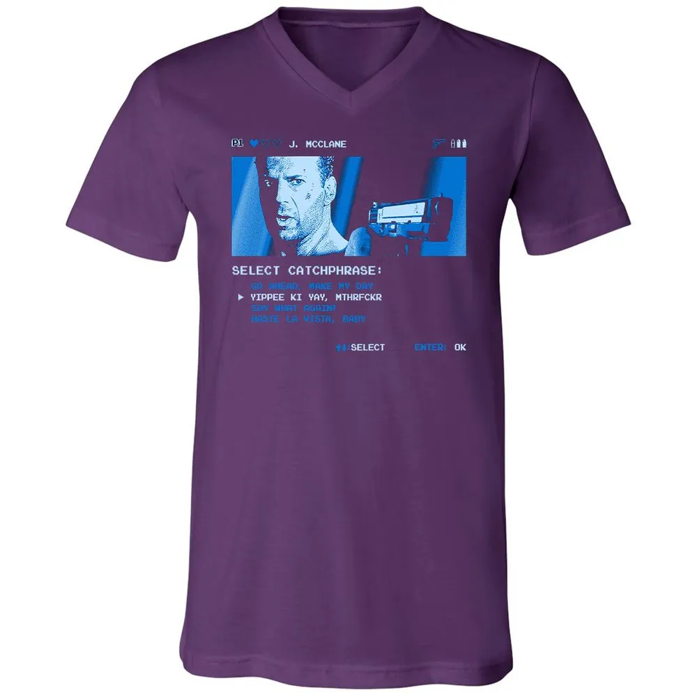 Unisex V-Neck T-Shirt - CVTMSV59 - Team Purple - 9