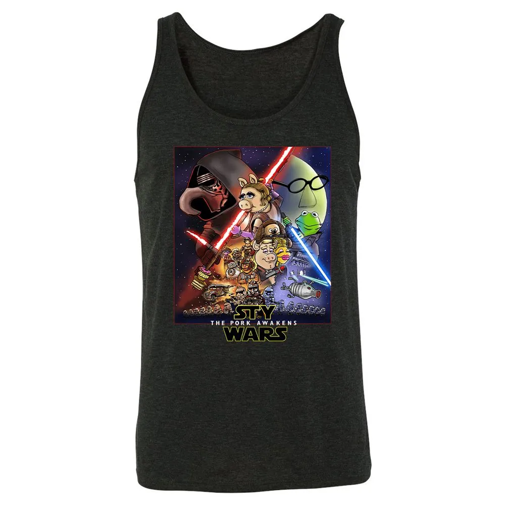 Unisex Jersey Tank - 7V4WMG58 - Charcoal Black Triblend - 5
