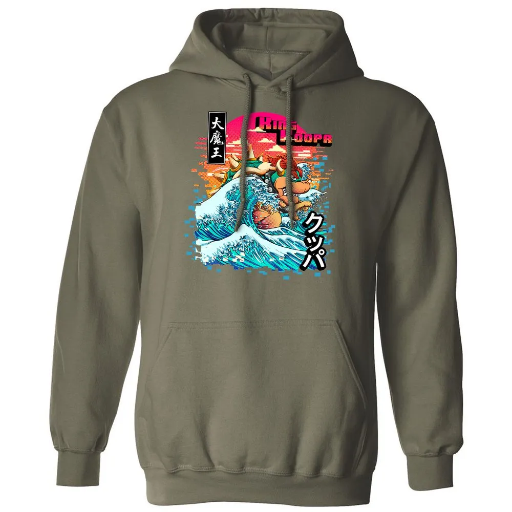 Classic Unisex Hoodie - N54DT3DB - Military Green - 4