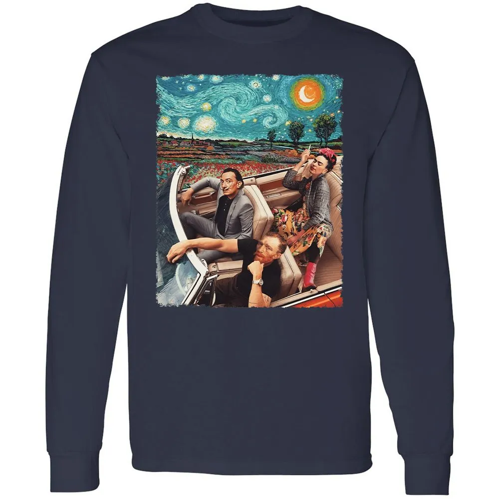 Long Sleeve T-Shirt - XDGHN79N - Navy - 2