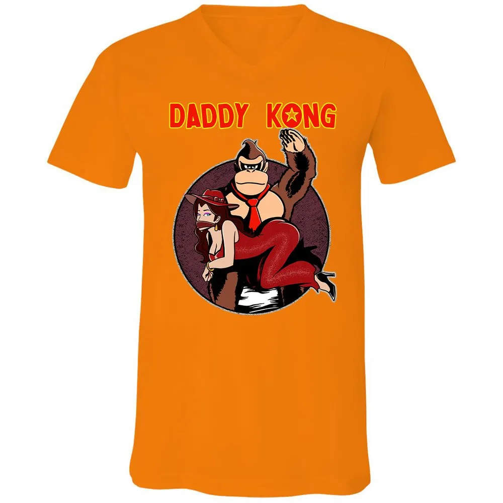 Unisex V-Neck T-Shirt - PCUTUZKW - Orange - 11