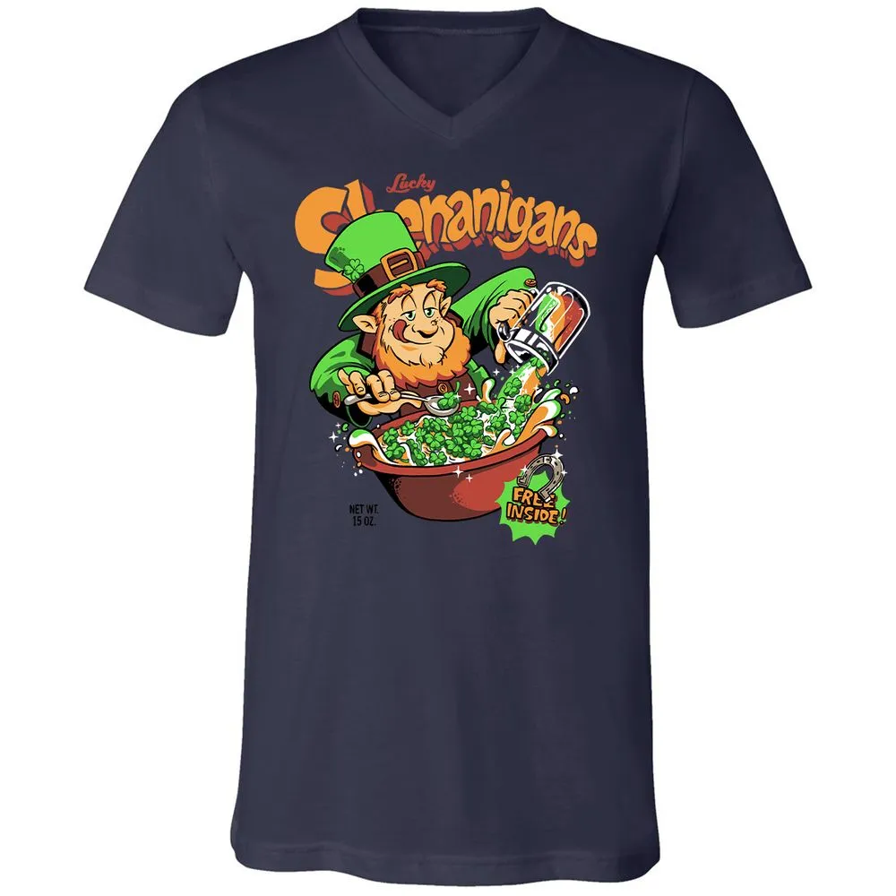 Unisex V-Neck T-Shirt - 9STXQUED - Navy - 2