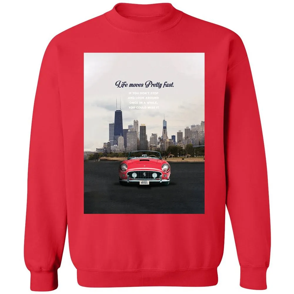 Classic Unisex Sweatshirt - C4GW81LN - Red - 5