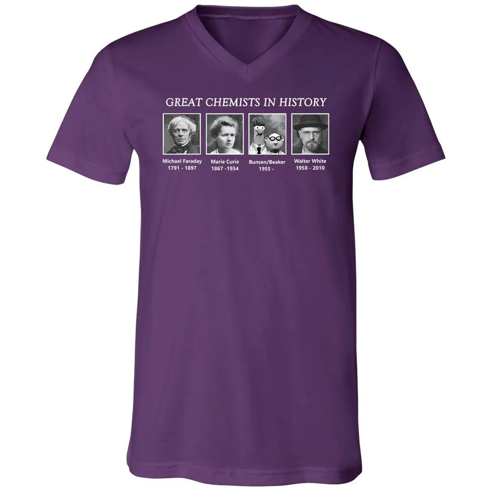 Unisex V-Neck T-Shirt - AY17SS1W - Team Purple - 9