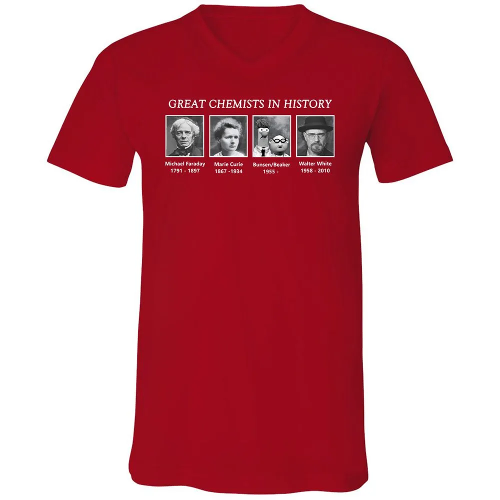 Unisex V-Neck T-Shirt - AY17SS1W - Red - 3