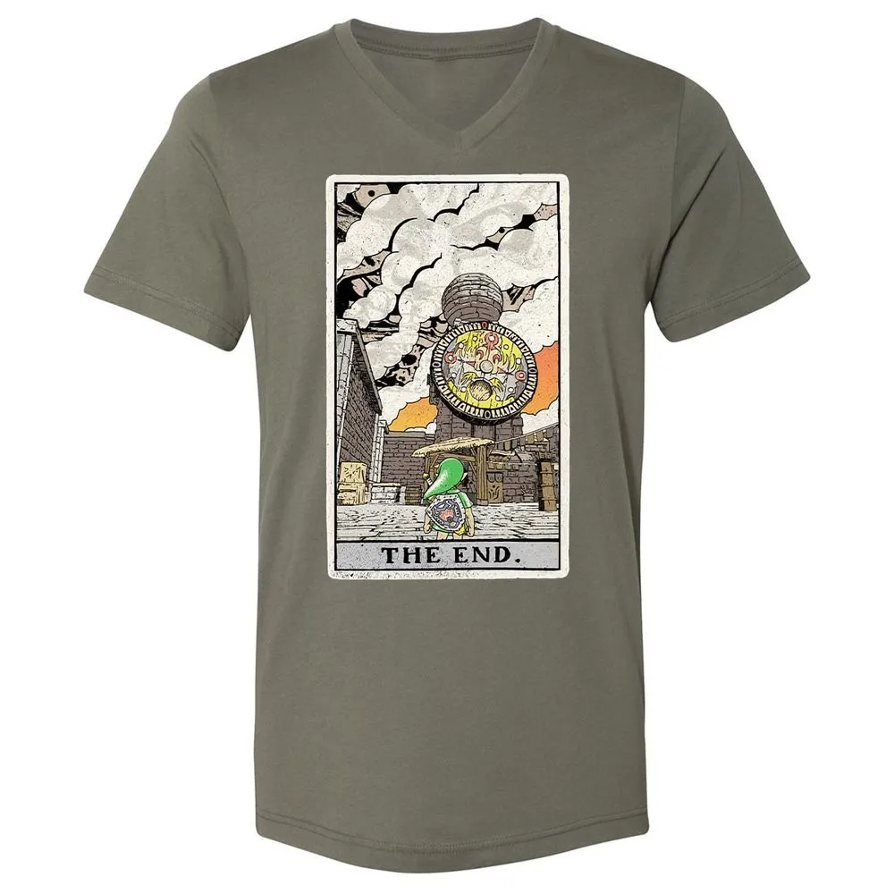 Unisex V-Neck T-Shirt - VERU62MJ - Military Green - 10