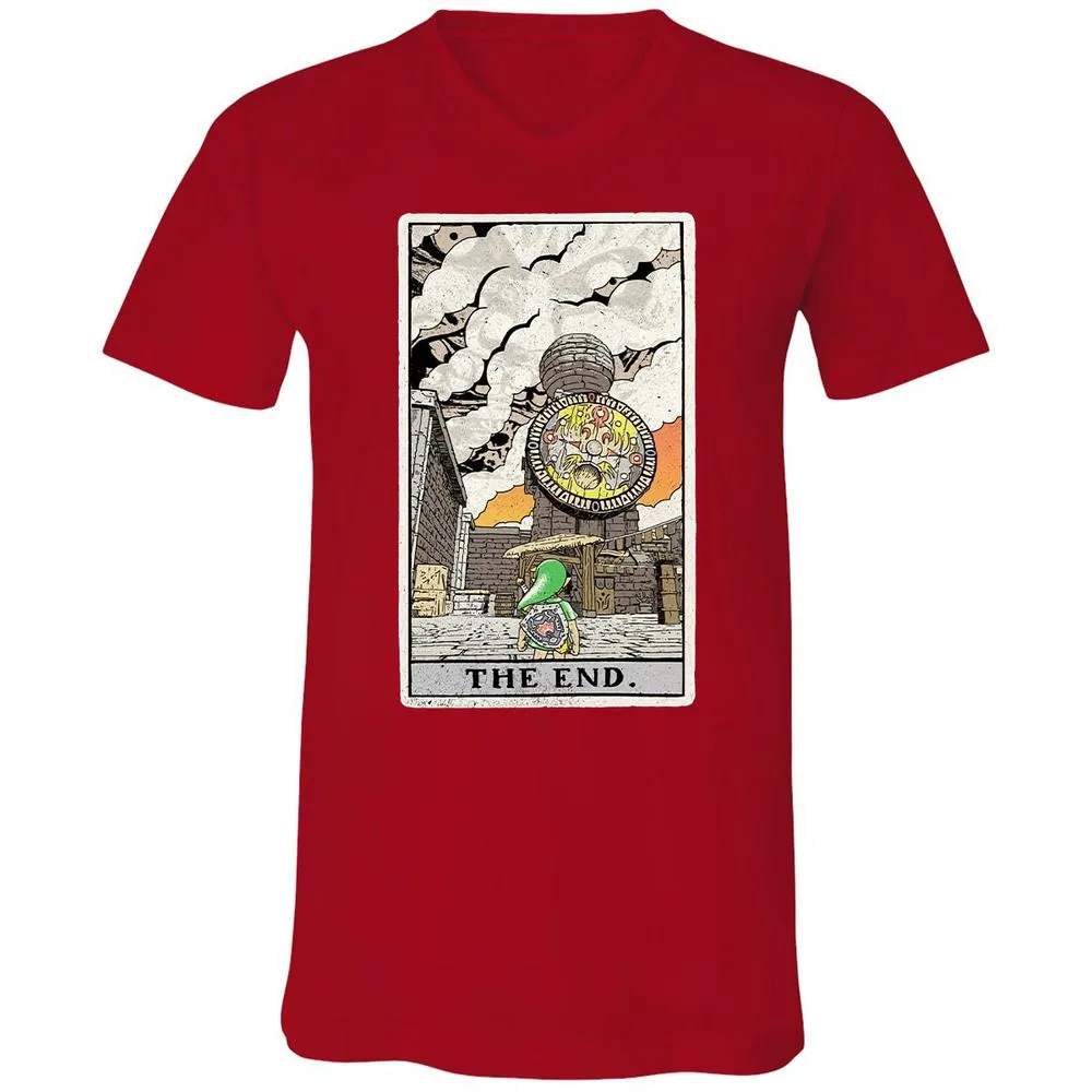 Unisex V-Neck T-Shirt - VERU62MJ - Red - 3