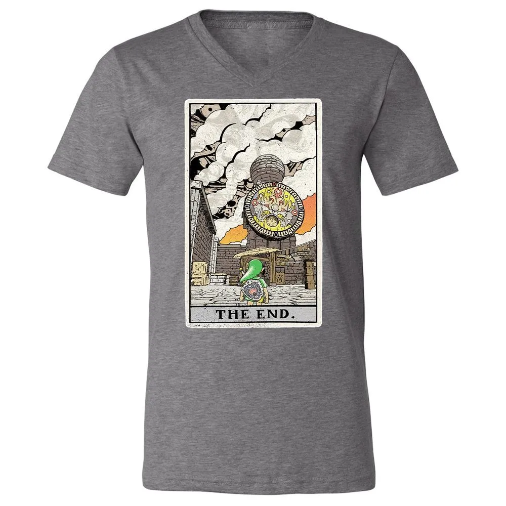 Unisex V-Neck T-Shirt - VERU62MJ - Deep Heather - 13