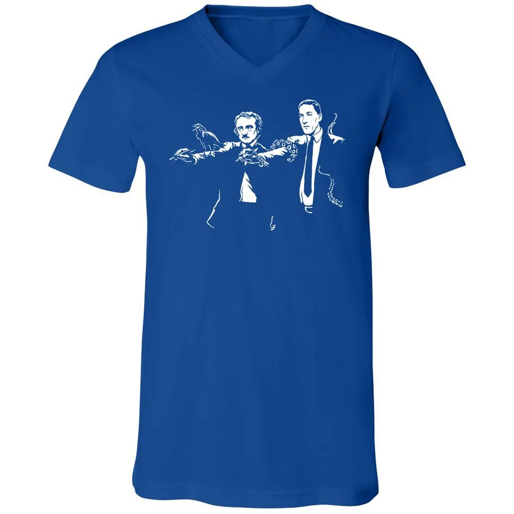 Unisex V-Neck T-Shirt - FSHCEVVY - True Royal - 4