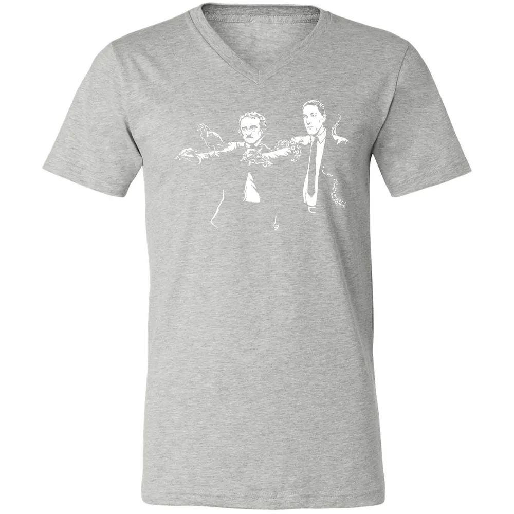 Unisex V-Neck T-Shirt - FSHCEVVY - Athletic Heather - 7