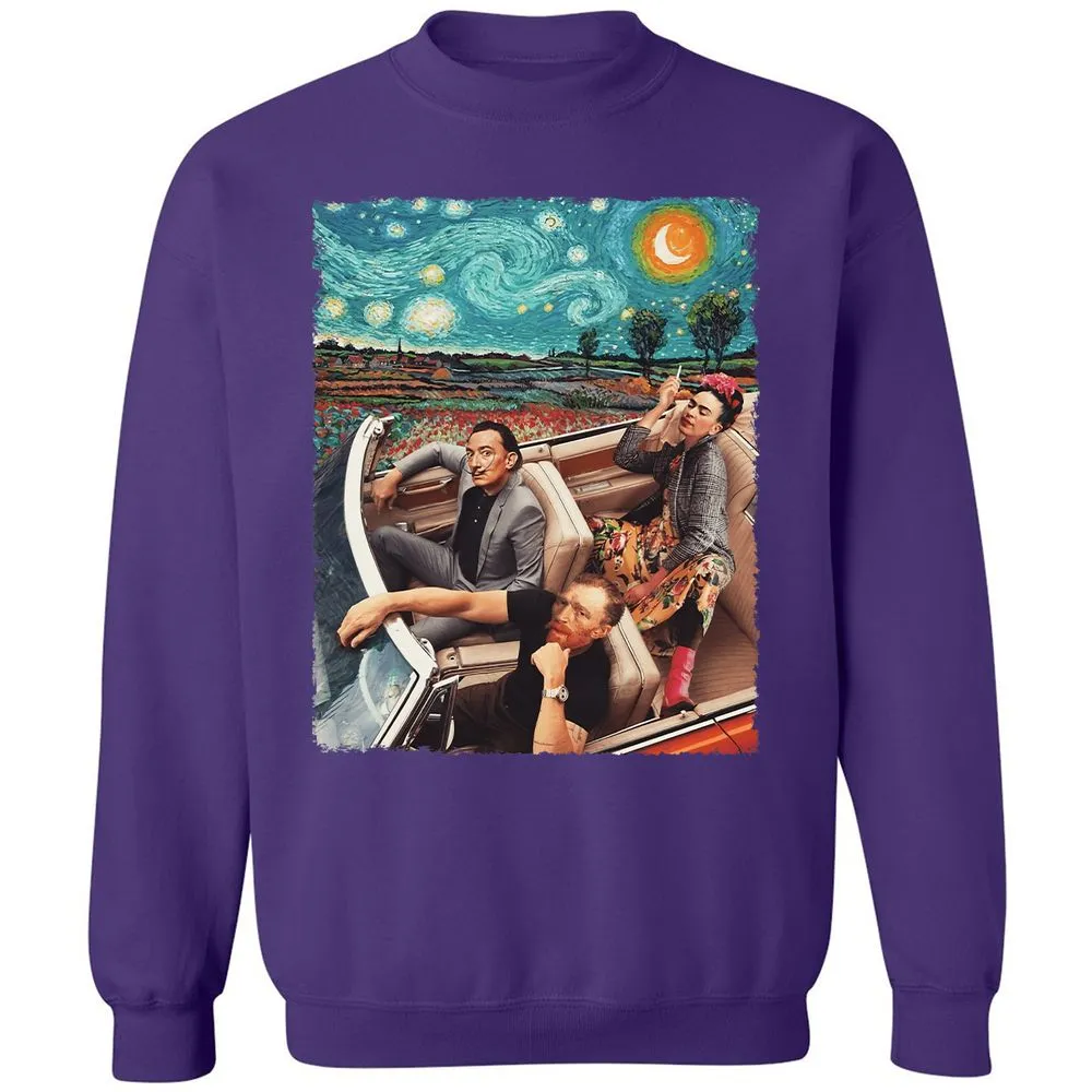 Classic Unisex Sweatshirt - W498J6TY - Purple - 6