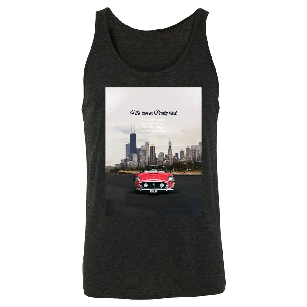 Unisex Jersey Tank - 465ZK571 - Charcoal Black Triblend - 5