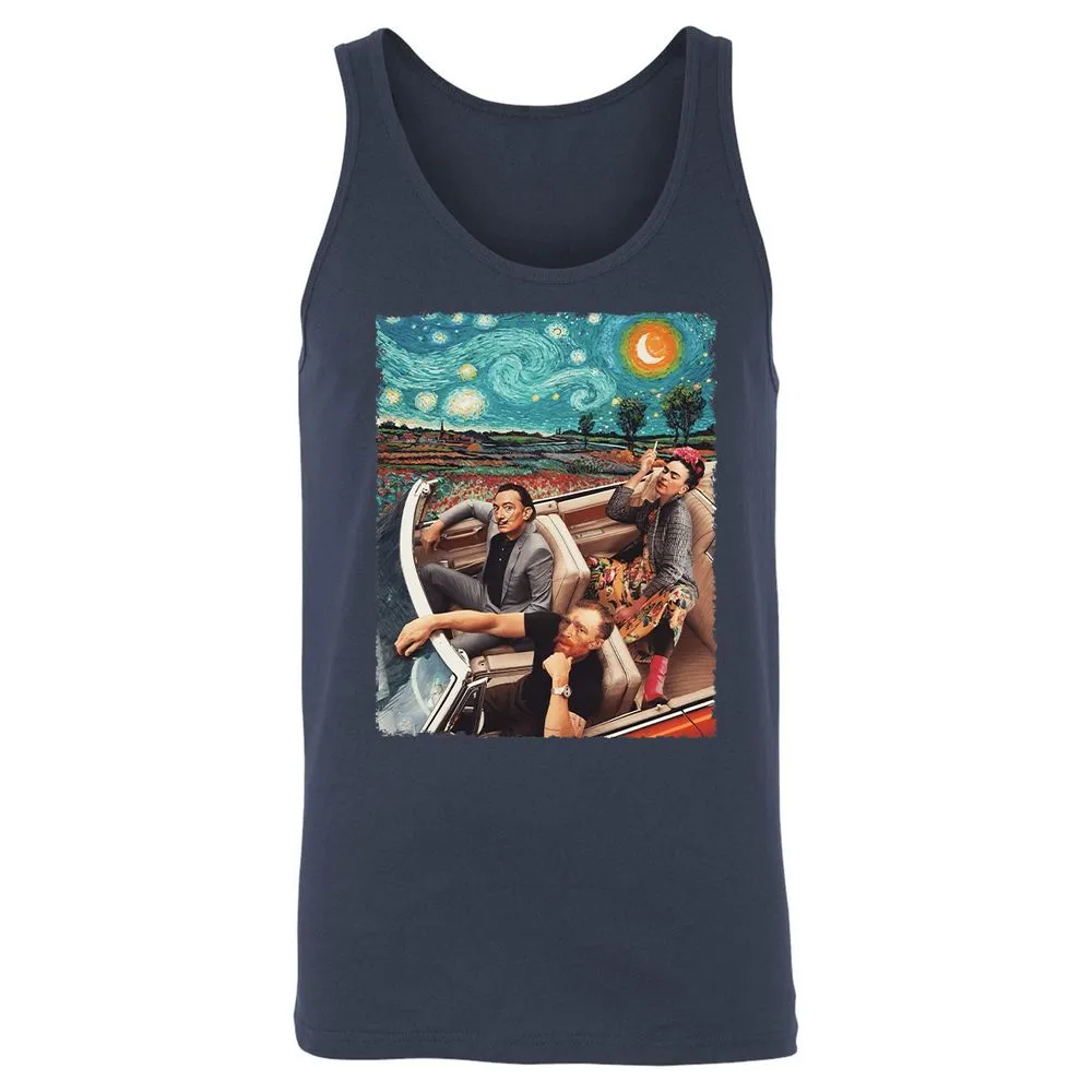 Unisex Jersey Tank - D5NNJCXH - Navy - 2