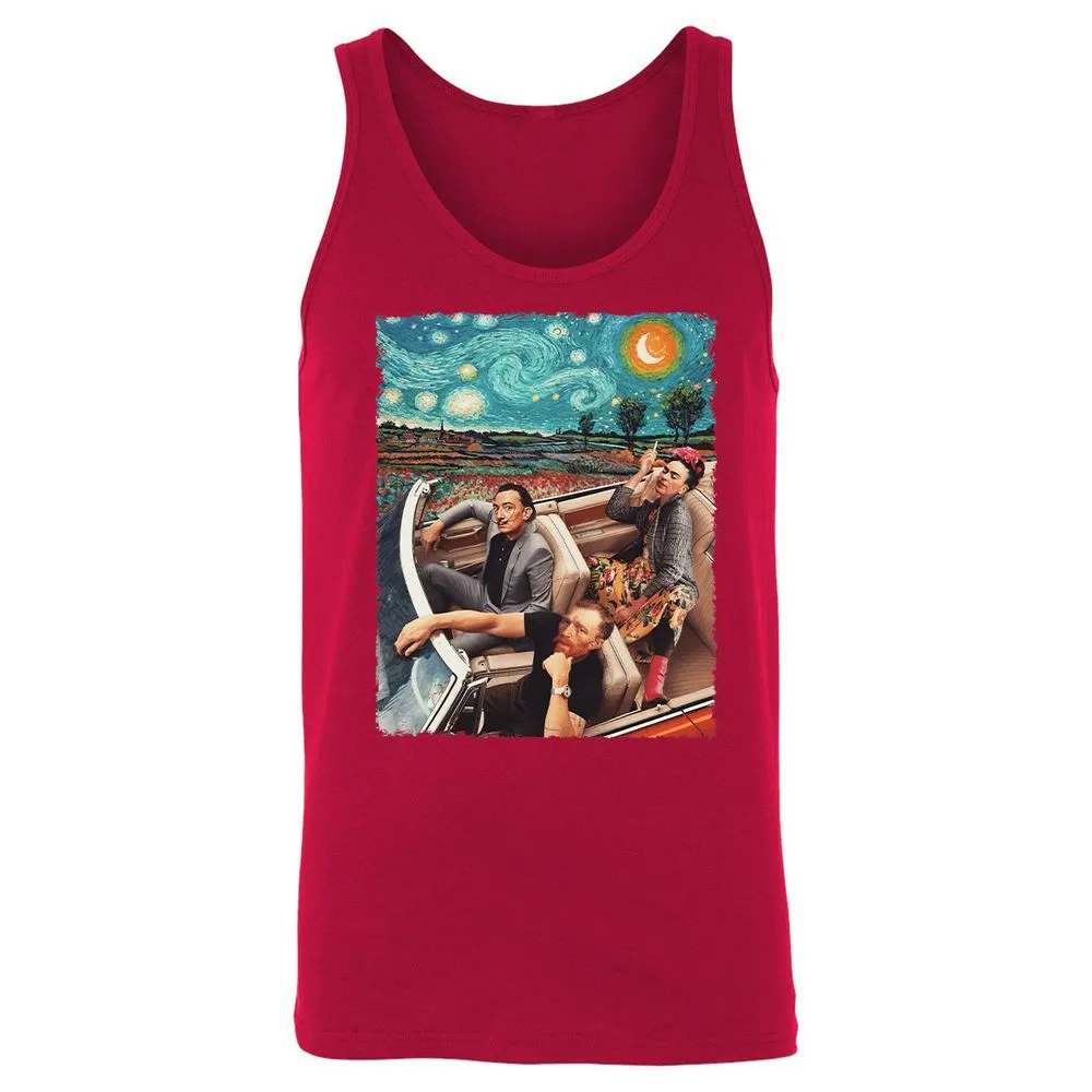 Unisex Jersey Tank - D5NNJCXH - Red - 11