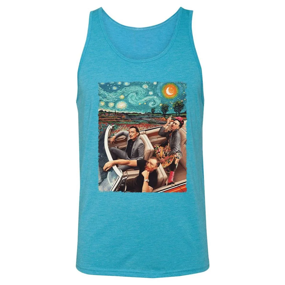 Unisex Jersey Tank - D5NNJCXH - Aqua Triblend - 3