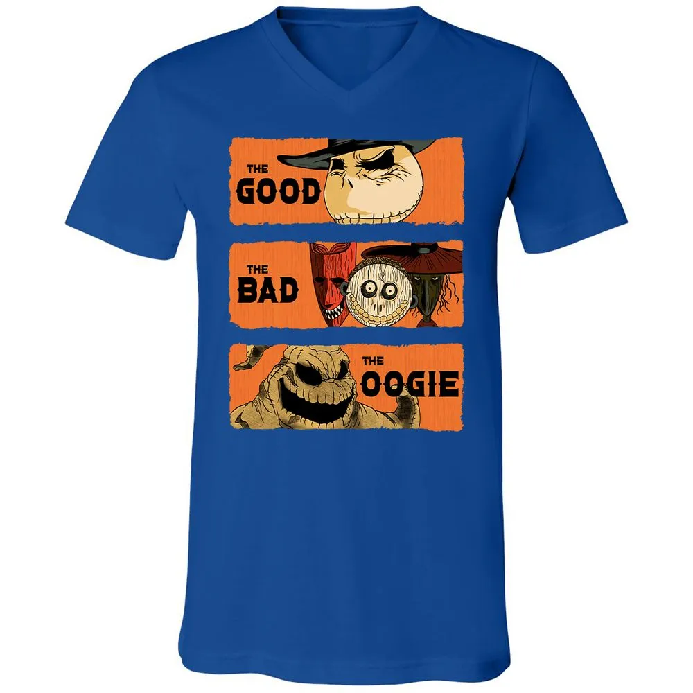 Unisex V-Neck T-Shirt - D9T9E26E - True Royal - 4