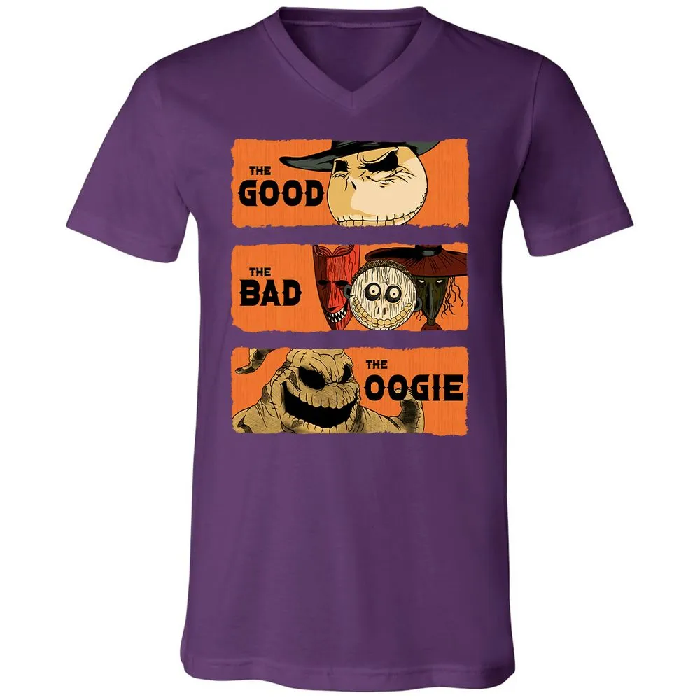 Unisex V-Neck T-Shirt - D9T9E26E - Team Purple - 9