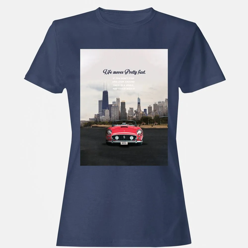 Women's T-Shirt - EUA64RK6 - Navy - 10