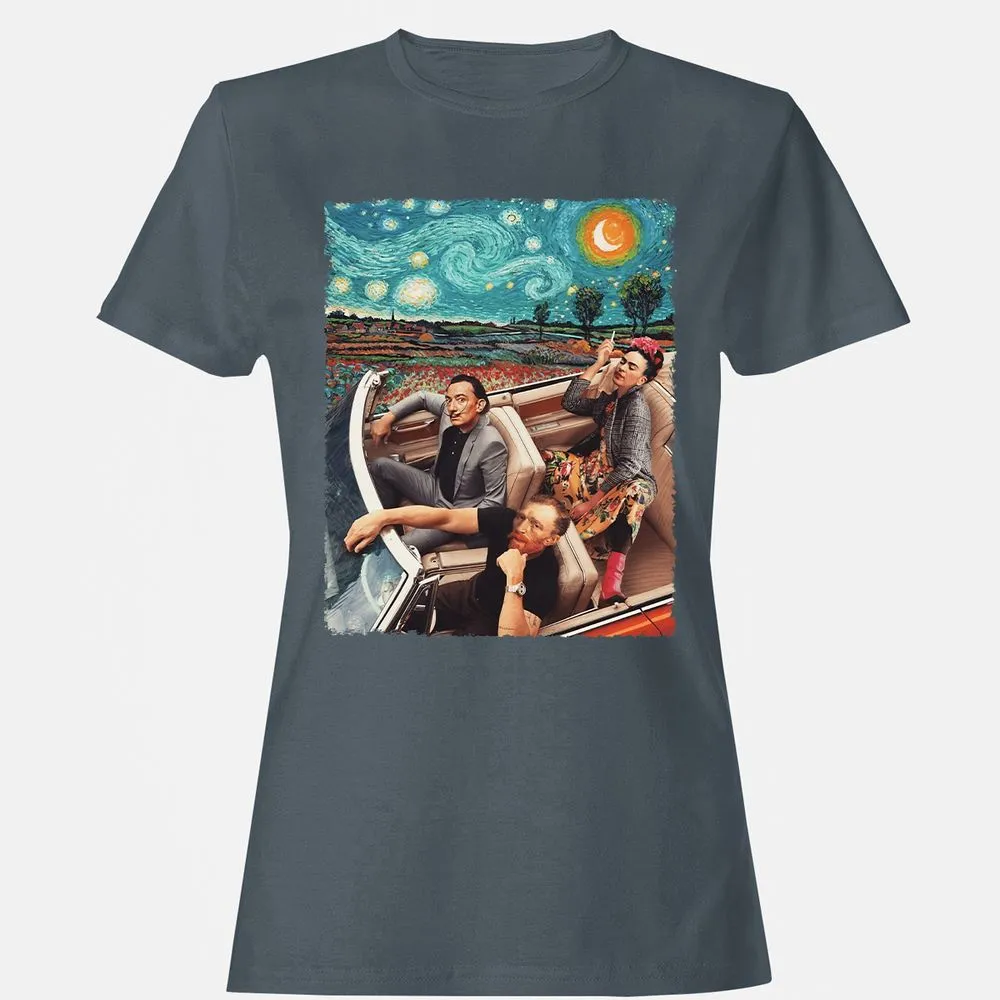 Women's T-Shirt - 74GEV9ZB - Charcoal - 3