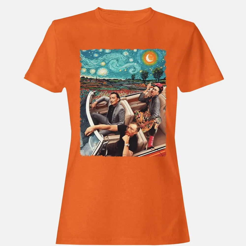 Women's T-Shirt - 74GEV9ZB - Orange - 11
