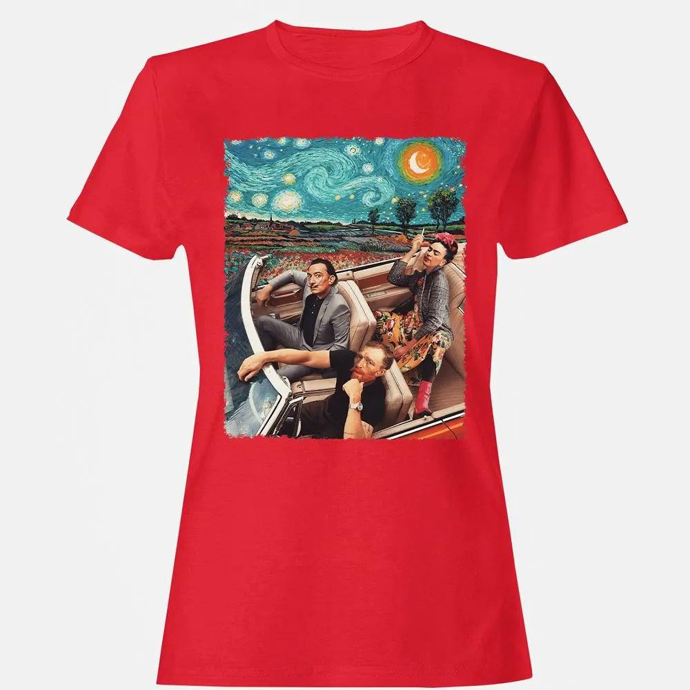 Women's T-Shirt - 74GEV9ZB - Red - 13
