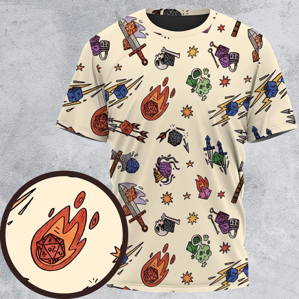 Dice World  All-Over Print Unisex T-Shirt - 2