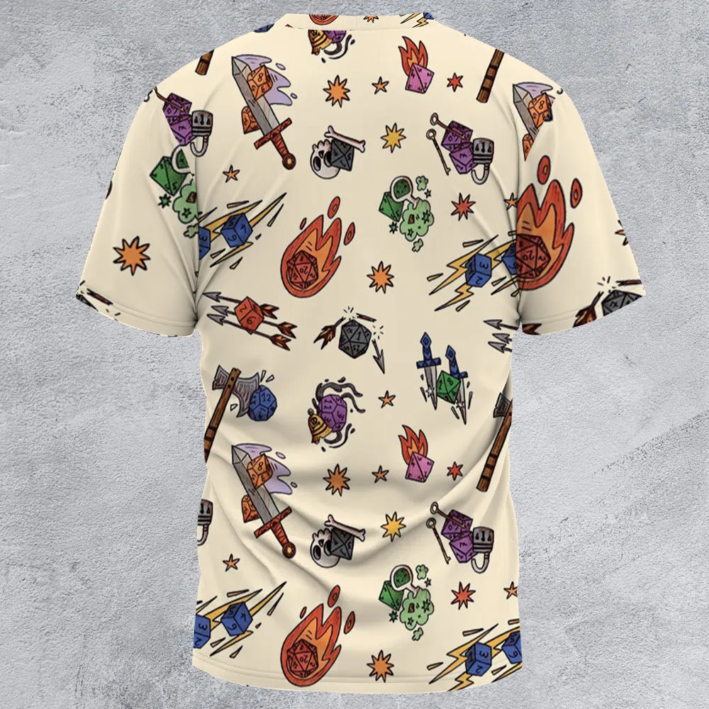 Dice World  All-Over Print Unisex T-Shirt - 3