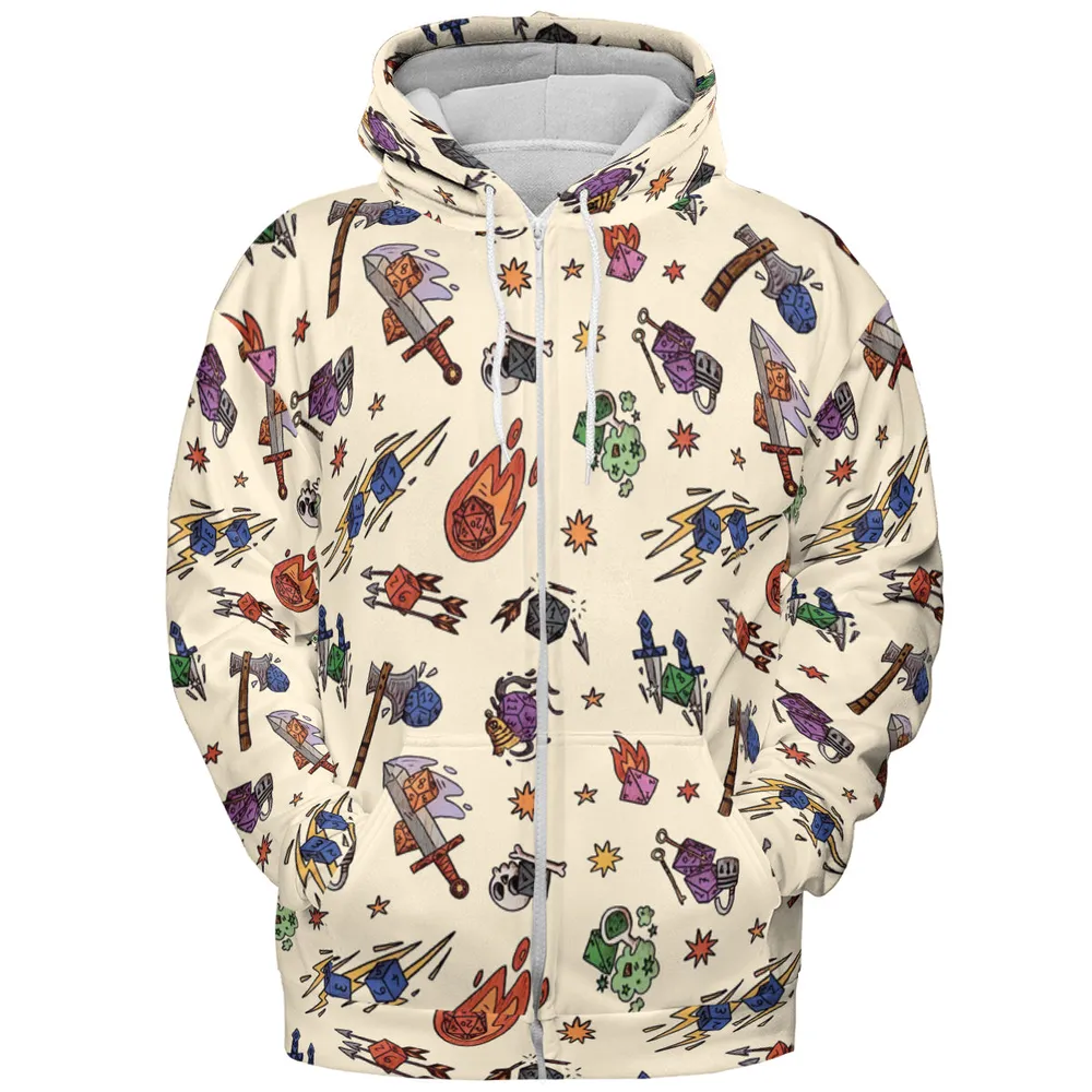 Dice World  All-over Print Hoodie - 3