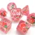 Set Sweet Strawberry Transparent Resin DND Dice - 4