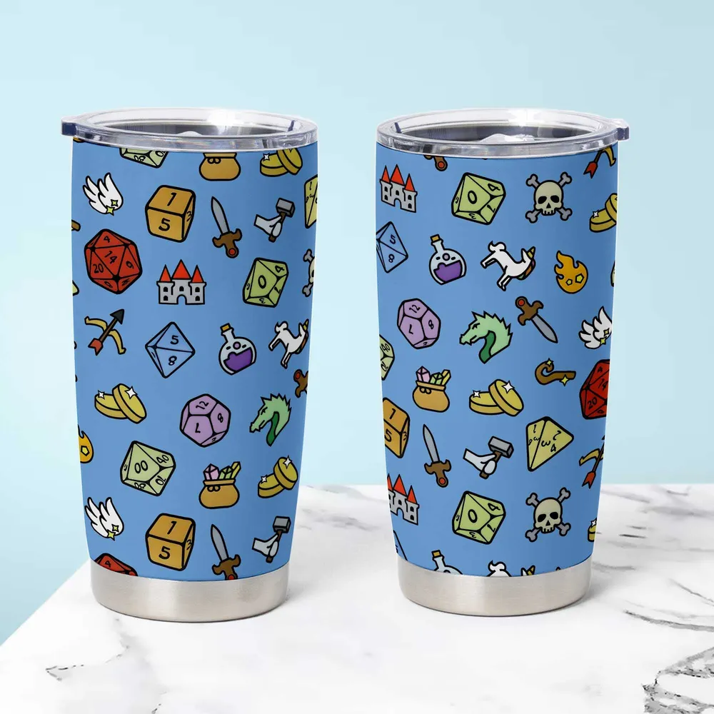 Fantasy Icon RPG Tumbler - 1
