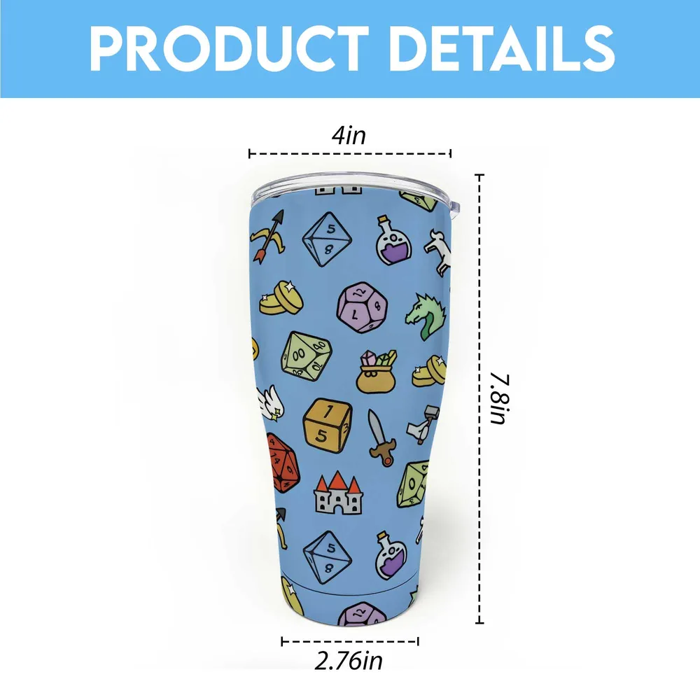 Fantasy Icon RPG Tumbler - 5