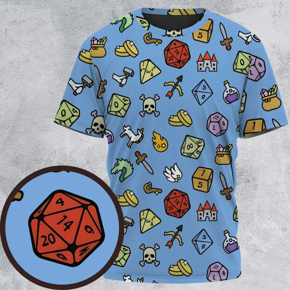 Fantasy Icon RPG  All-Over Print Unisex T-Shirt - 2