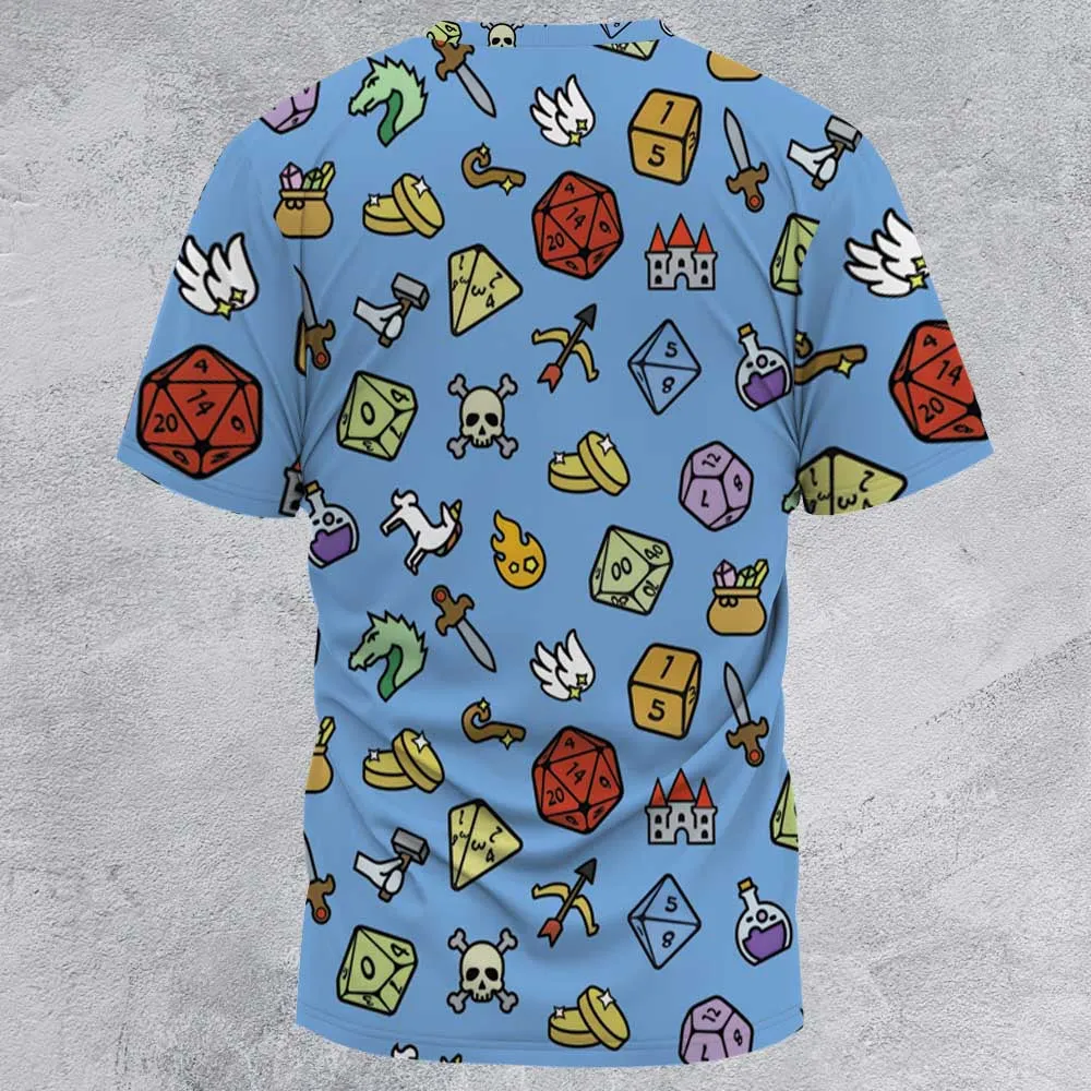 Fantasy Icon RPG  All-Over Print Unisex T-Shirt - 3