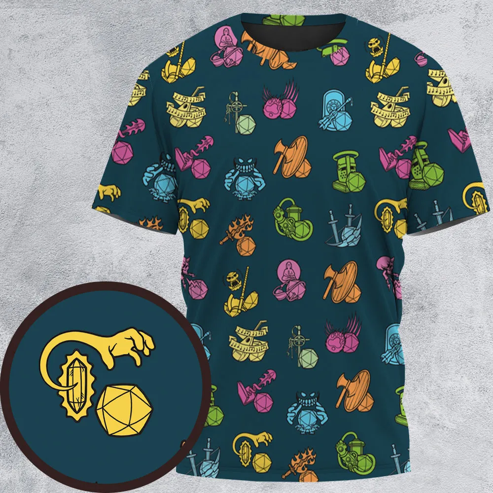 RPG Classes All-Over Print Unisex T-Shirt - 2