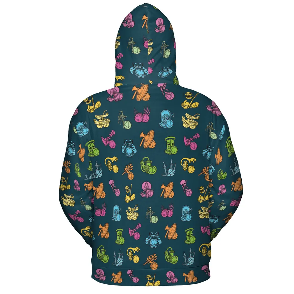RPG Classes All-over Print Hoodie - 4