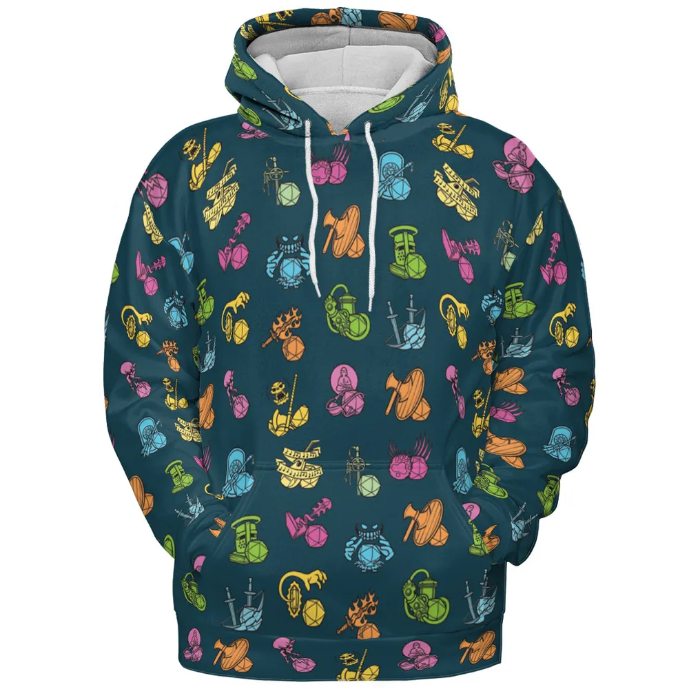 RPG Classes All-over Print Hoodie - 3