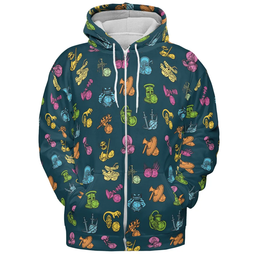 RPG Classes All-over Print Hoodie - 2