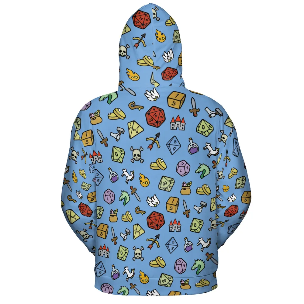 Fantasy Icon RPG All-over Print Hoodie - 4