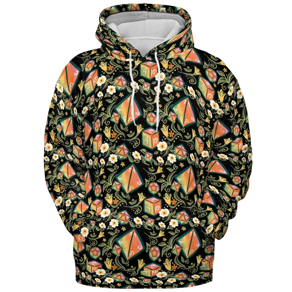 Dice Plant All-over Print Hoodie - 2