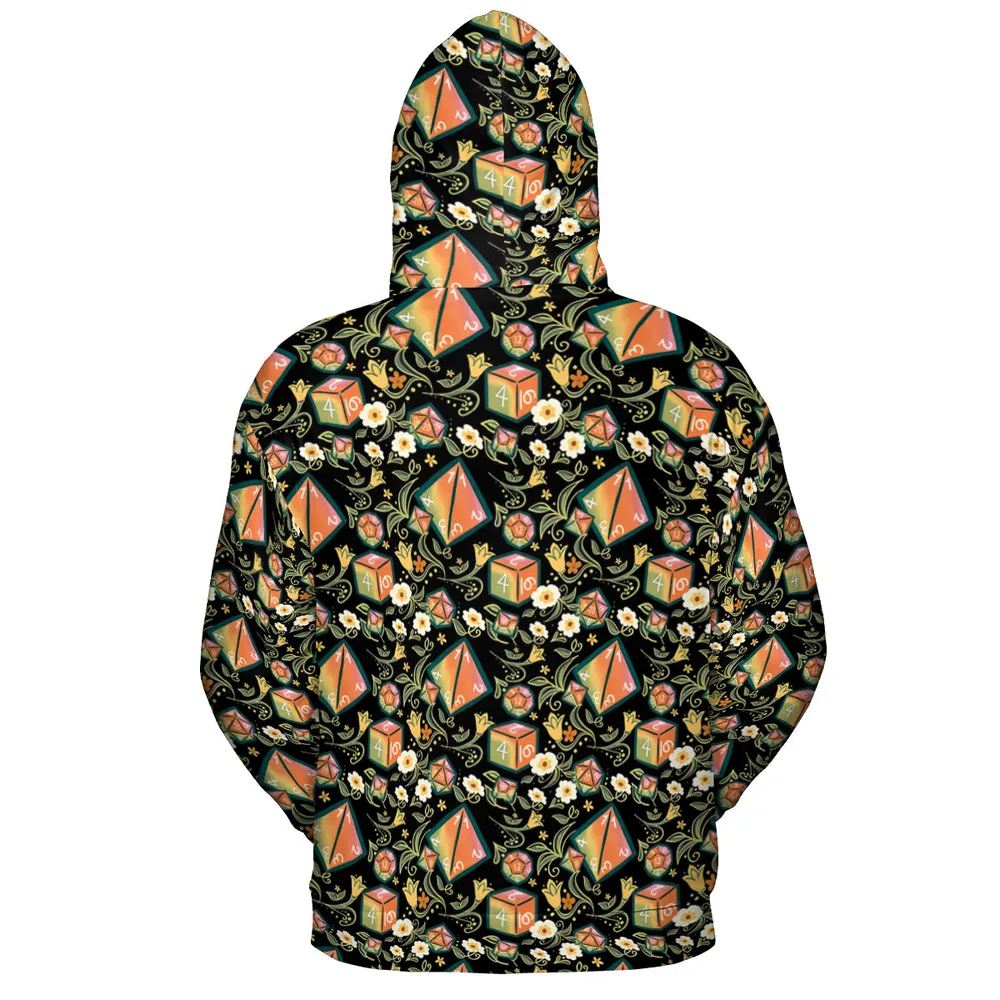Dice Plant All-over Print Hoodie - 4