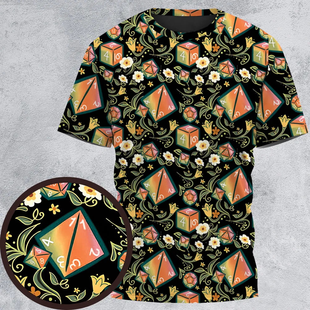 Dice Plant All-Over Print Unisex T-Shirt - 2