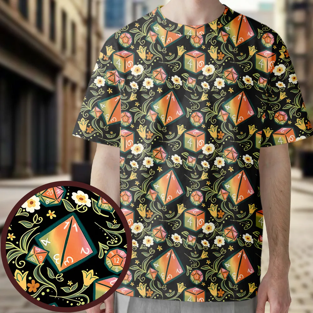 Dice Plant All-Over Print Unisex T-Shirt - 1